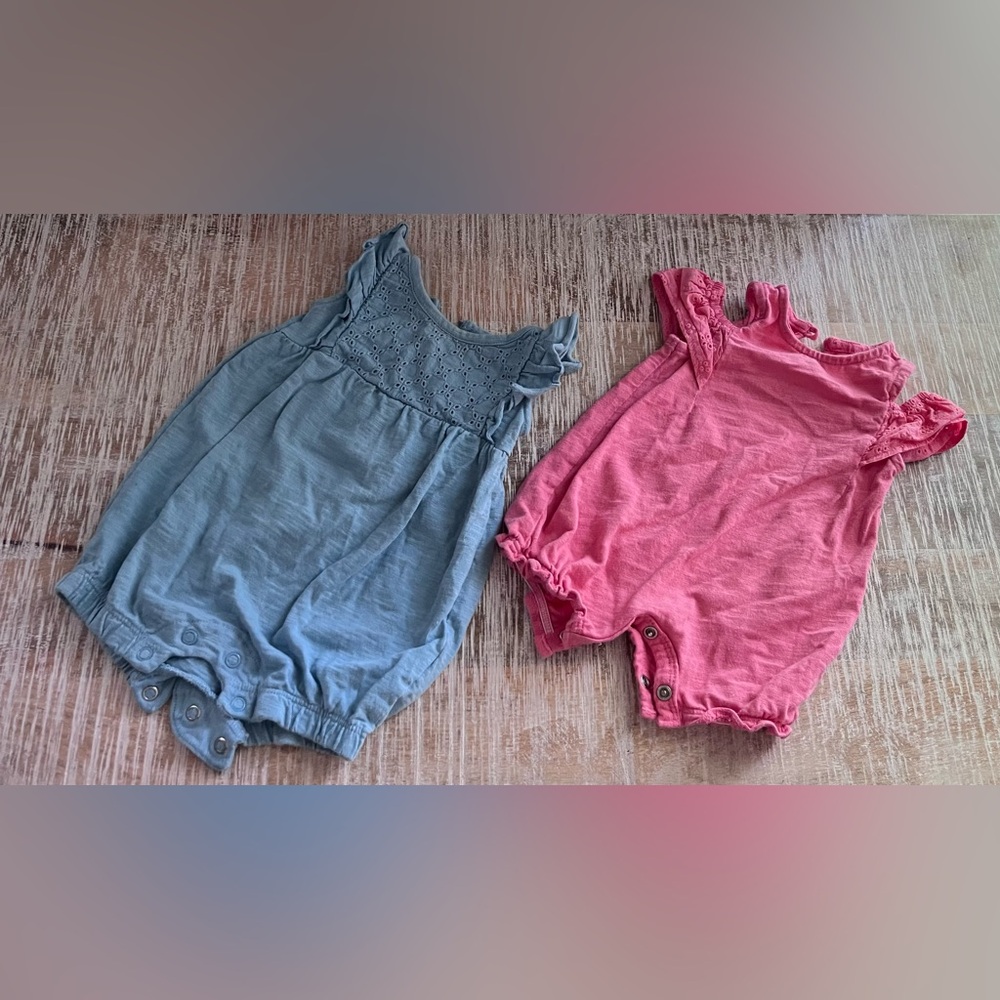 Baby Eyelet Romper Bundle